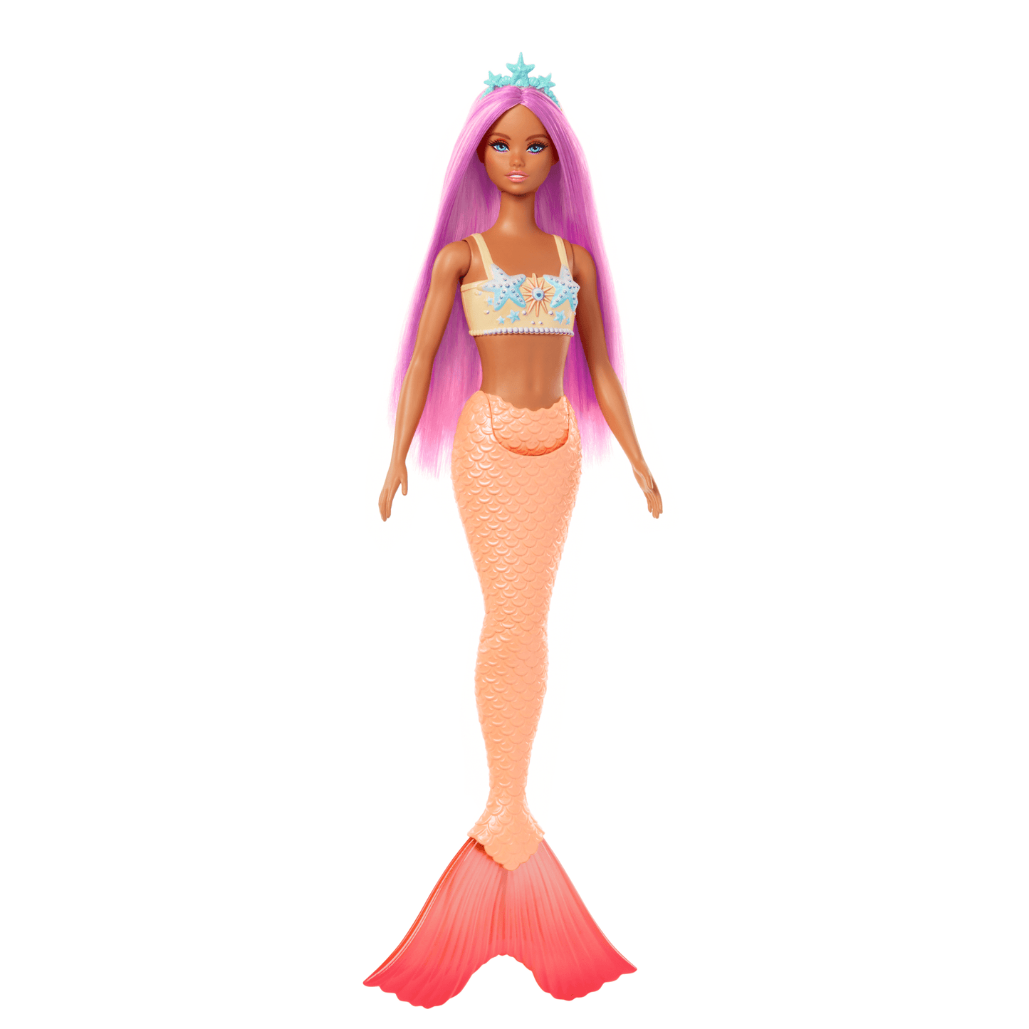 Barbie-Poup¨¦es Sir¨¨nes Avec Cheveux et Nageoire Color¨¦s et Serre-T¨ºte