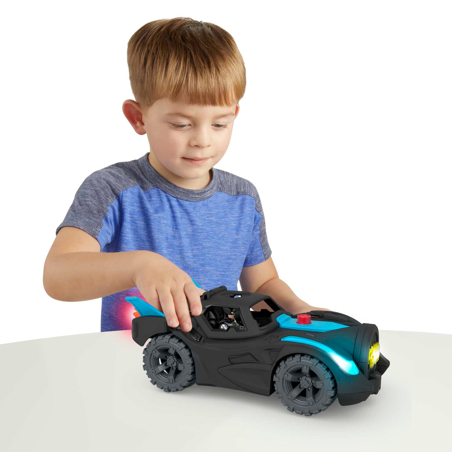 Imaginext DC Super Friends Figura de A??o Batm¨®vel Bat-Tech Deluxe