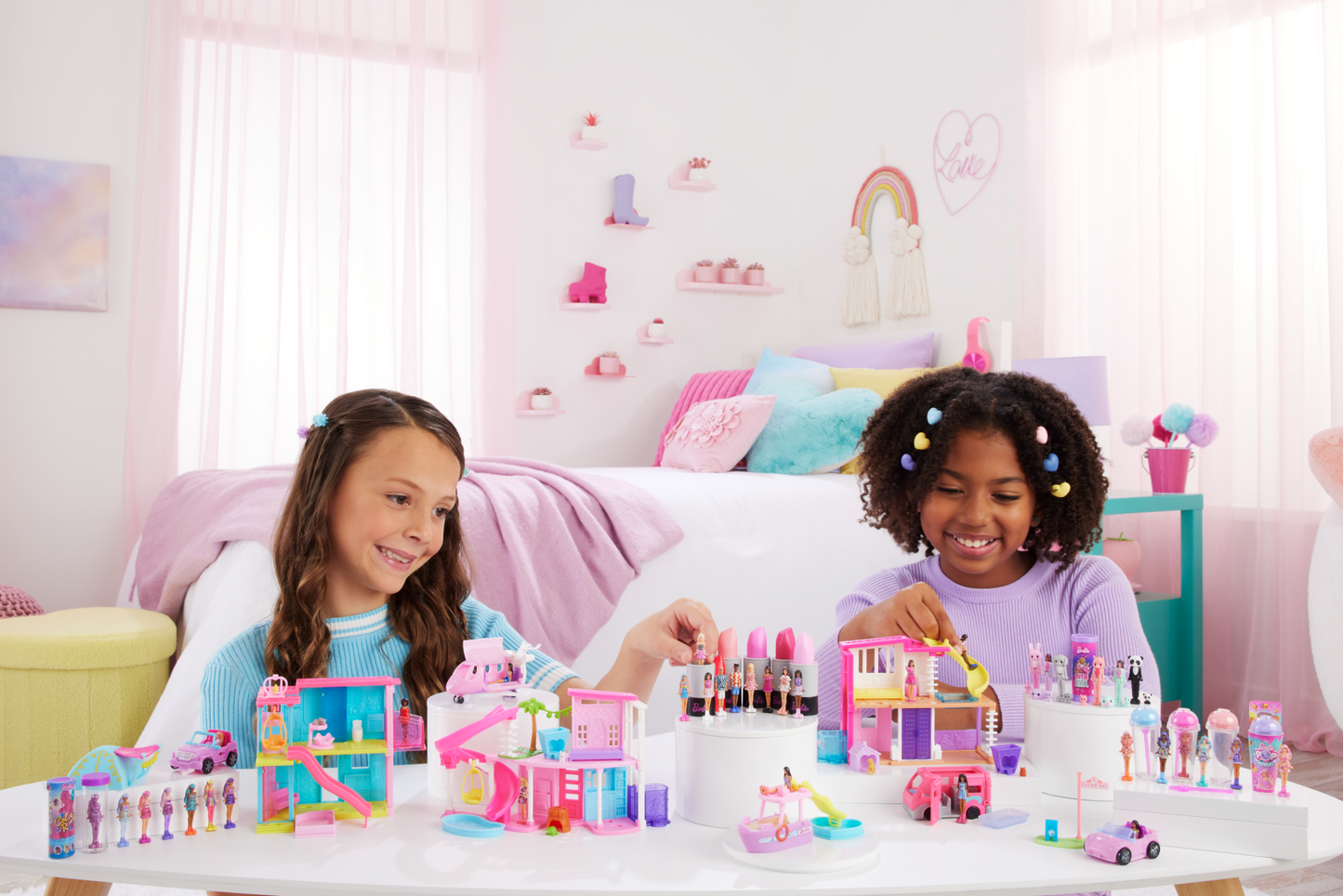Barbie-V¨¦hicule Tout-Terrain Mini-Barbieland-Coffret Avec Poup¨¦e