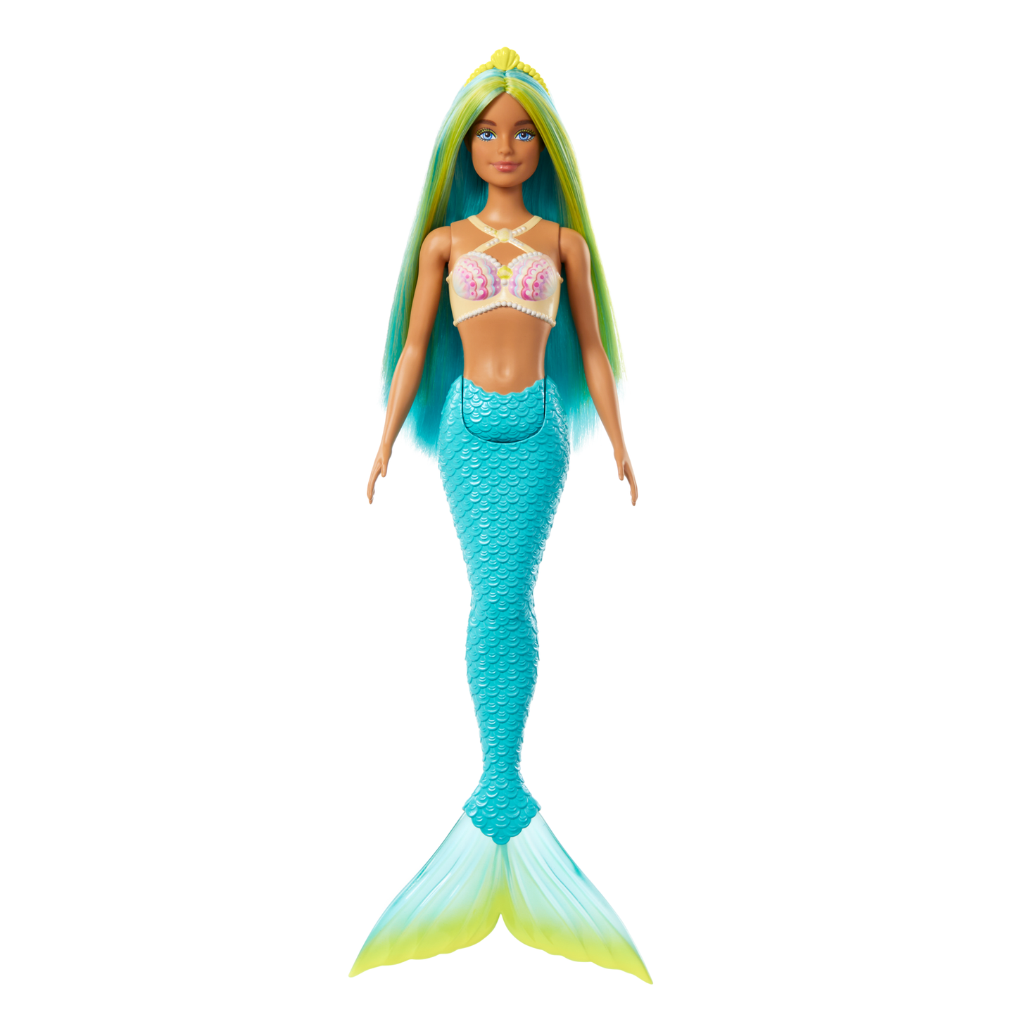 Barbie-Poup¨¦es Sir¨¨nes Avec Cheveux et Nageoire Color¨¦s et Serre-T¨ºte